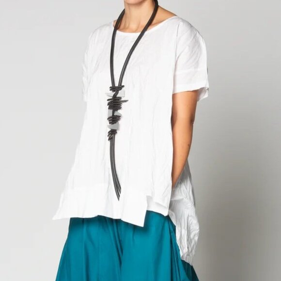 KALIYANA LOTTA TOP in WHITE CARNABY - M/L - BNWT - Picture 1 of 4